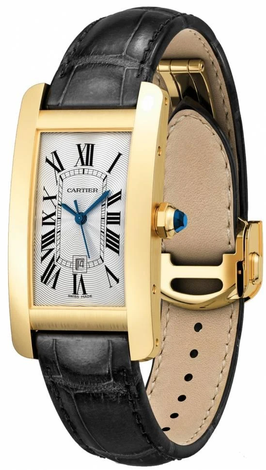 Купить копии элитных часов  Cartier Tank Americaine Watch WGTA0040: в наличии!