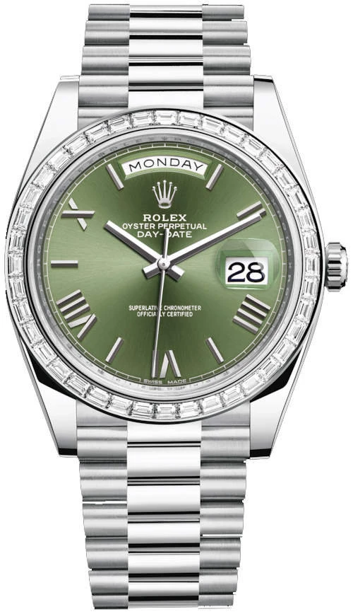 Купить копии элитных часов  Rolex Day-Date 40 Oyster m228396tbr-0020: в наличии!