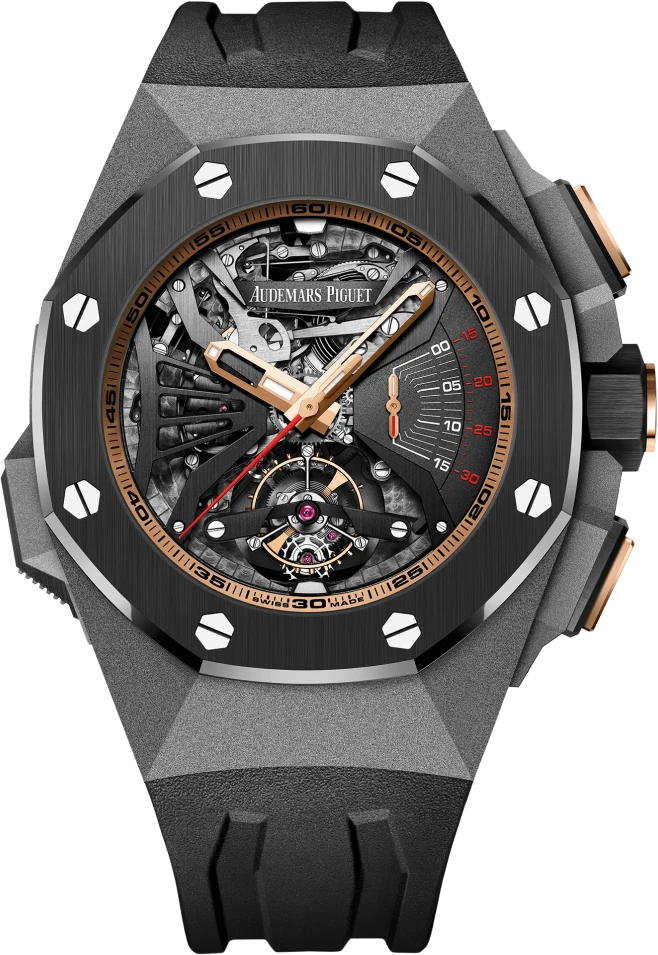 Купить копии элитных часов  Audemars Piguet Royal Oak Concept Minute Repeater Supersonnerie 26577IO.OO.D002CA.01: в наличии!