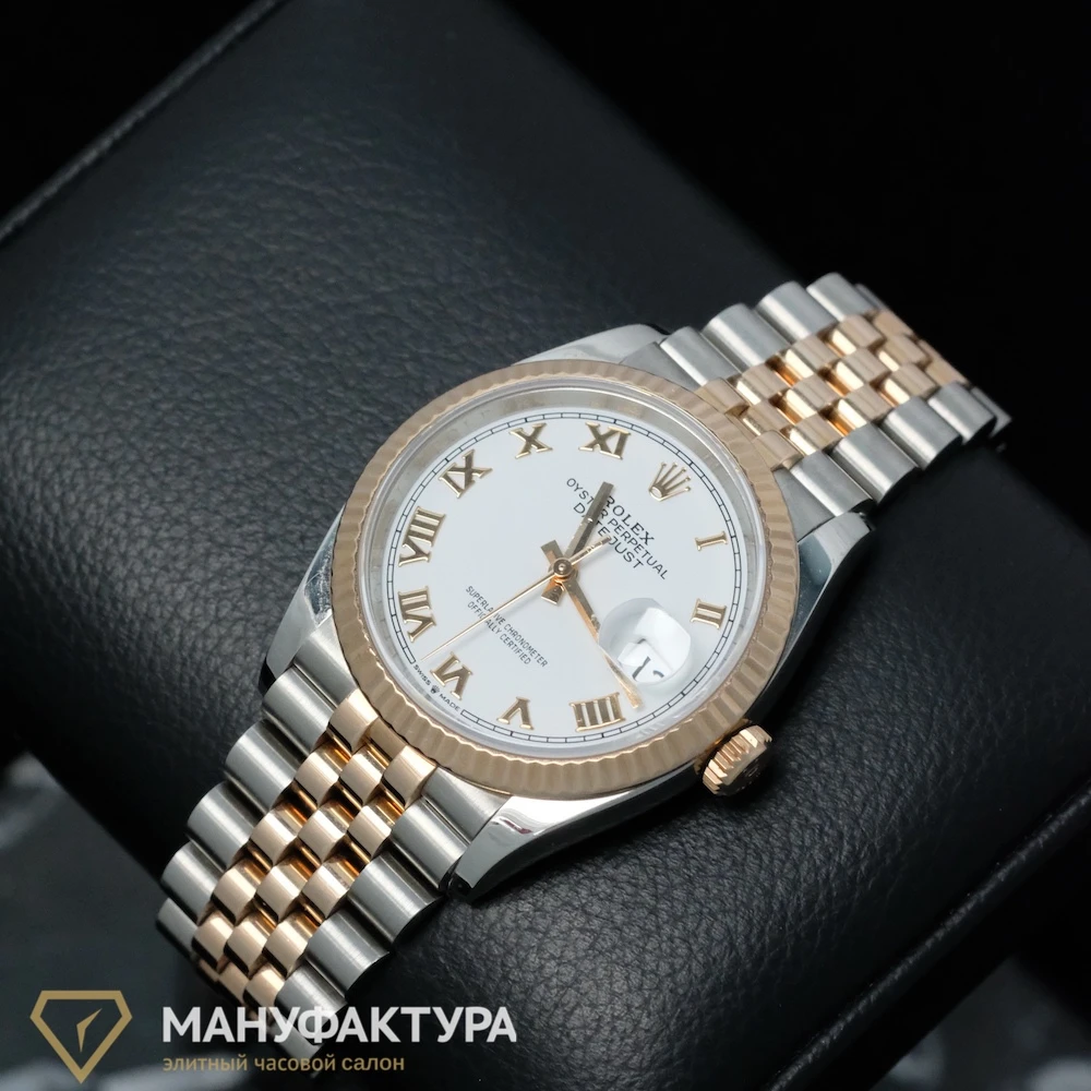 Купить копии элитных часов  Rolex Datejust 36 mm Steel and Everose Gold 126231: в наличии!
