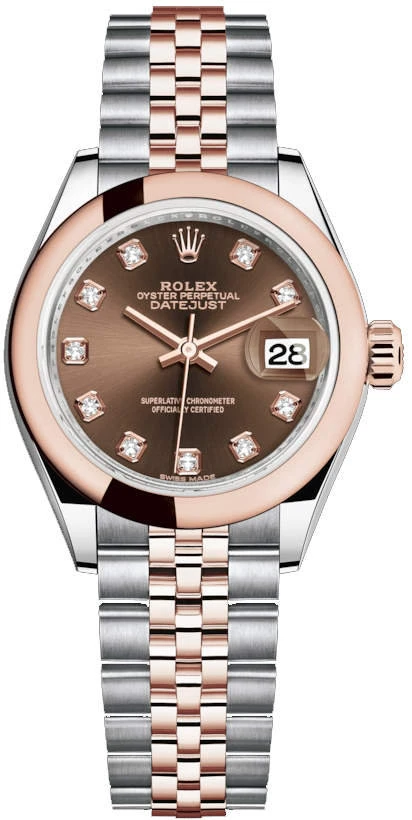 Купить копии элитных часов  Rolex Lady-Datejust 28 Oyster m279161-0011: в наличии!