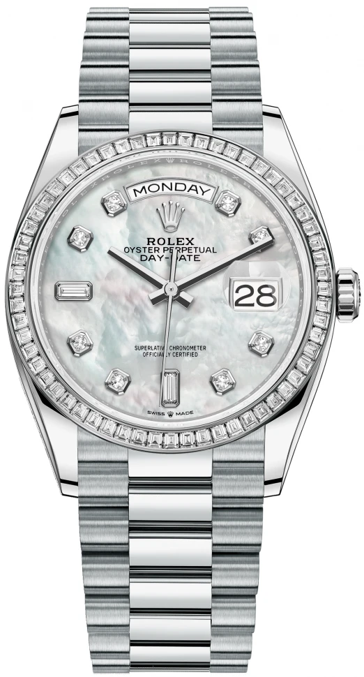 Купить копии элитных часов  Rolex Day-Date 36 Oyster Perpetual m128396tbr-0005: в наличии!