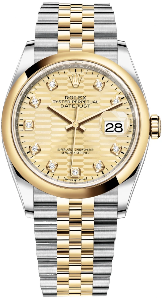 Купить копии элитных часов  Rolex Datejust 36 Oyster Perpetual m126203-0045: в наличии!