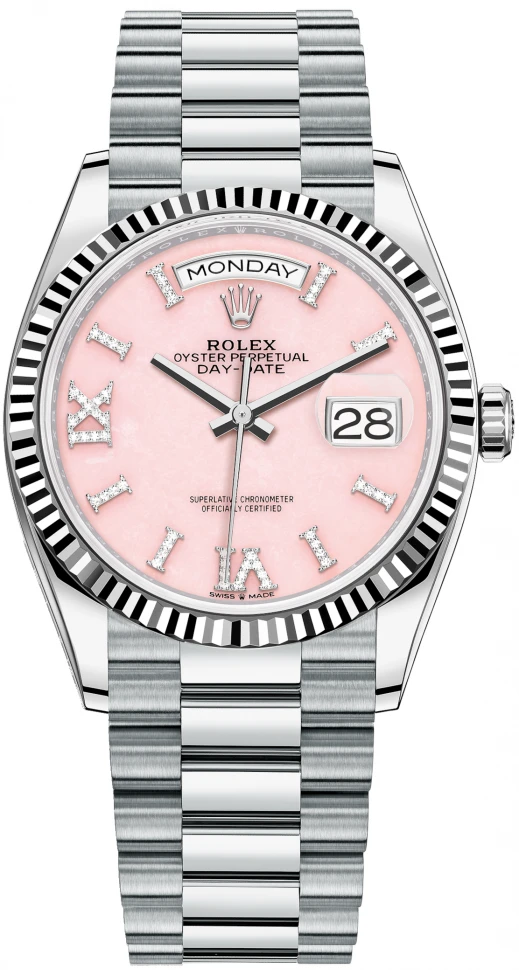 Купить копии элитных часов  Rolex Day-Date 36 Oyster Perpetual m128236-0006: в наличии!