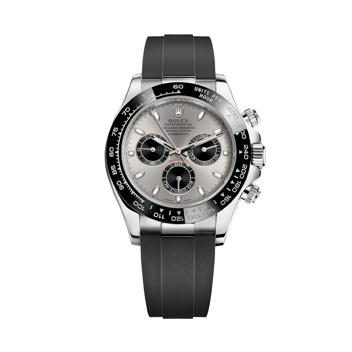 Купить копии элитных часов  Rolex Oyster Perpetual Cosmograph Daytona White Gold 2022 116519LN: в наличии!