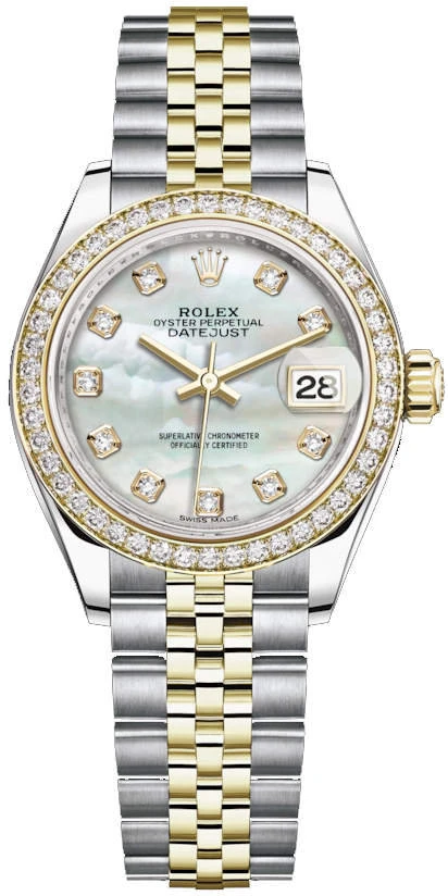 Купить копии элитных часов  Rolex Lady-Datejust 28 Oyster m279383rbr-0019: в наличии!