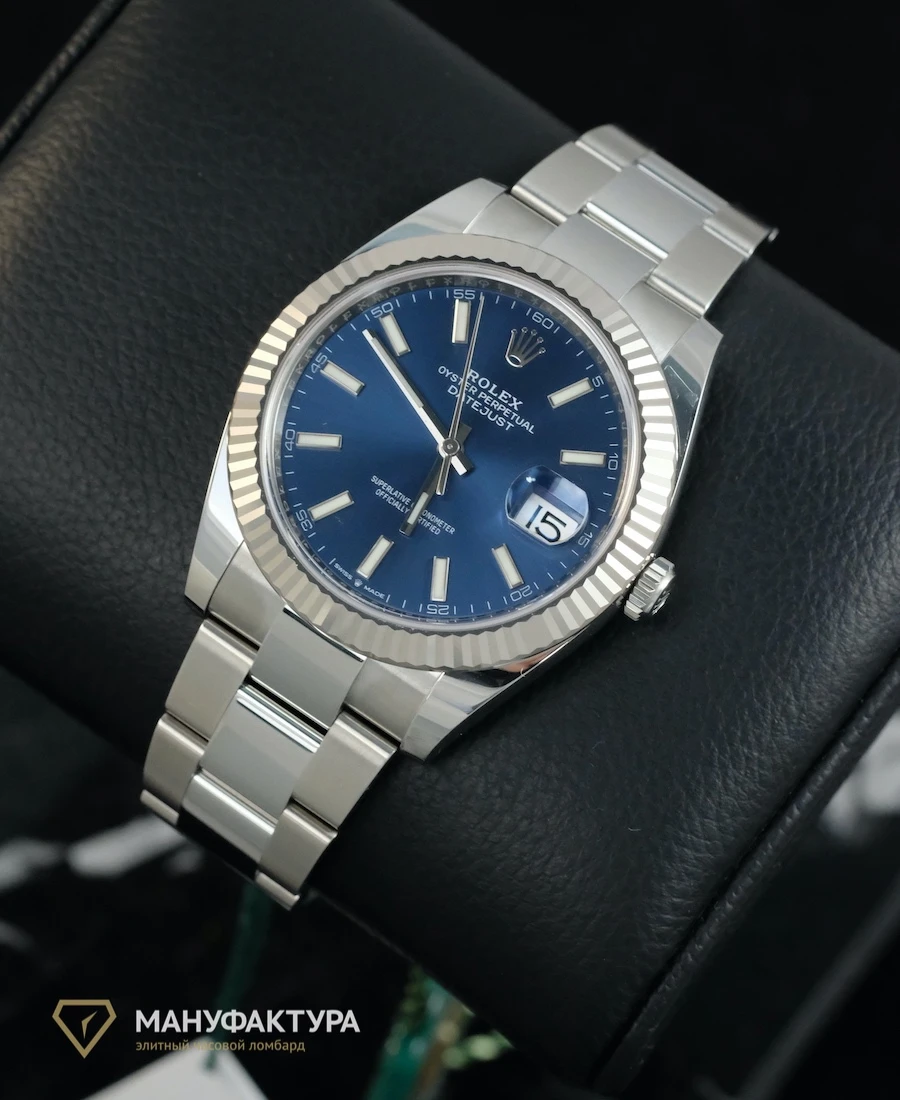 Купить копии элитных часов  Rolex Datejust II 41mm Blue 126334: в наличии!