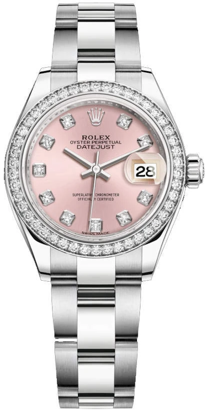 Купить копии элитных часов  Rolex Lady-Datejust 28 Oyster m279384rbr-0004: в наличии!