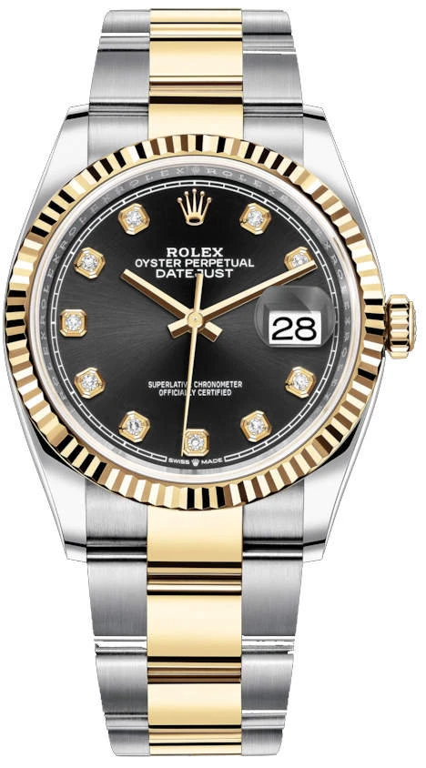 Купить копии элитных часов  Rolex Datejust 36 Oyster m126233-0022: в наличии!