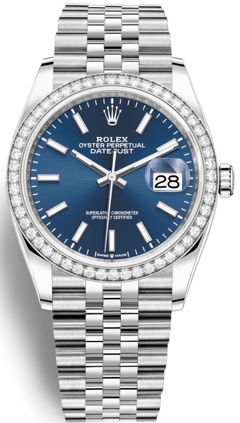 Купить копии элитных часов  Rolex Datejust 36 m126284rbr-0009: в наличии!