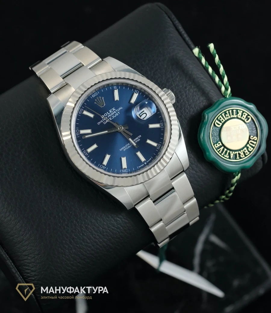Купить копии элитных часов  Rolex Datejust II 41mm Blue 126334: в наличии!