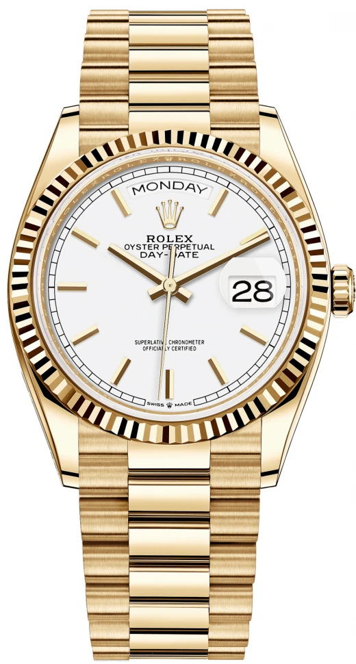 Купить копии элитных часов  Rolex Day-Date 36 Oyster Perpetual m128238-0081: в наличии!
