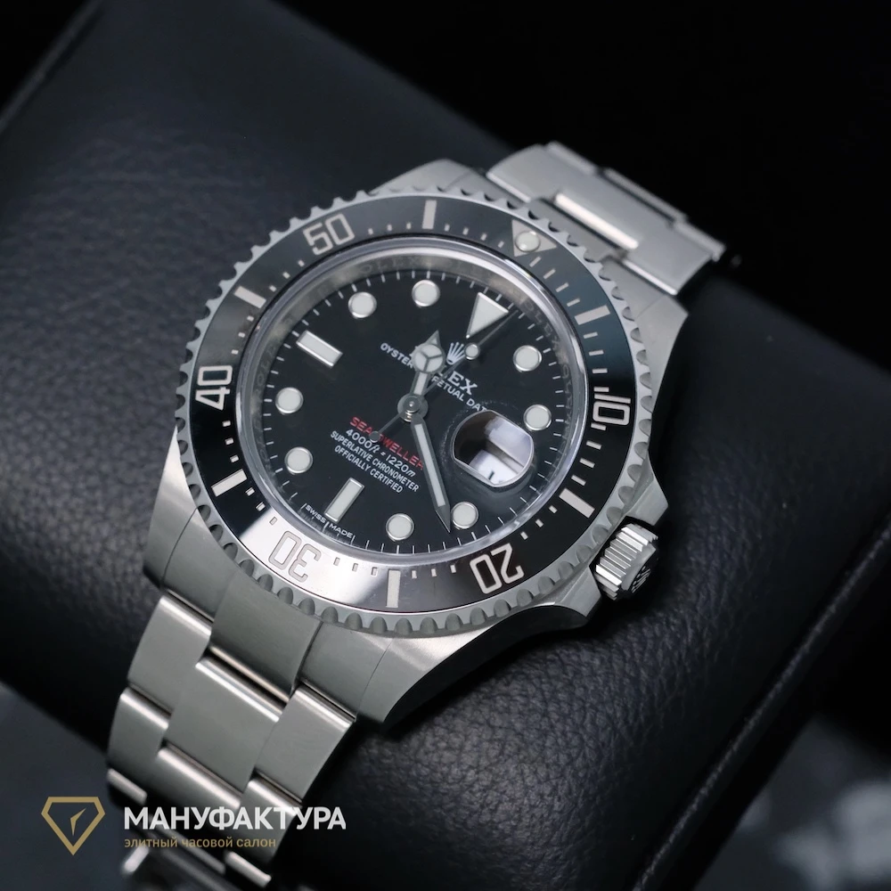 Купить копии элитных часов  Rolex Sea-Dweller 43mm Oystersteel 126600: в наличии!