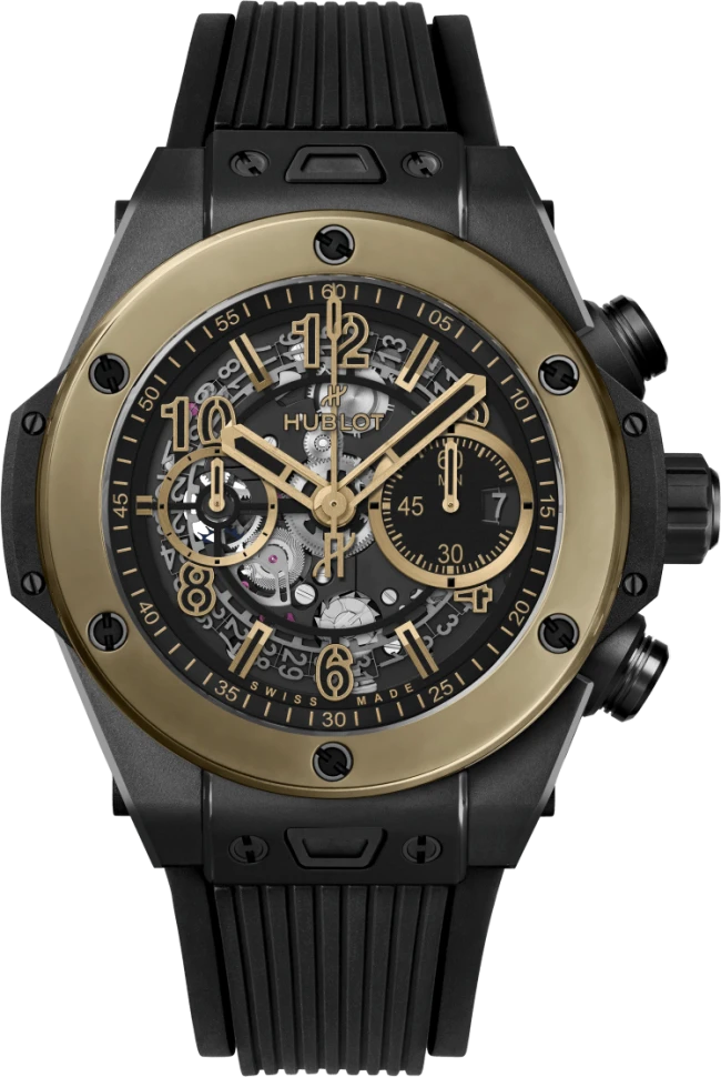 Купить копии элитных часов  Hublot Big Bang Unico Ceramic Magic Gold 421.CM.1130.RX: в наличии!