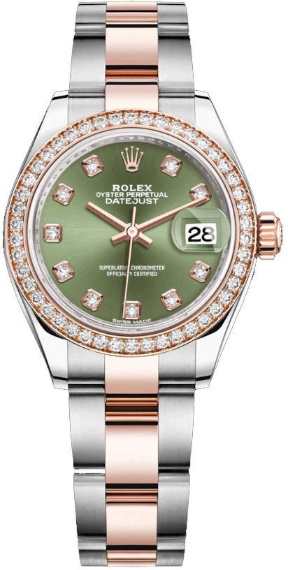 Купить копии элитных часов  Rolex Lady-Datejust 28 Oyster m279381rbr-0008: в наличии!