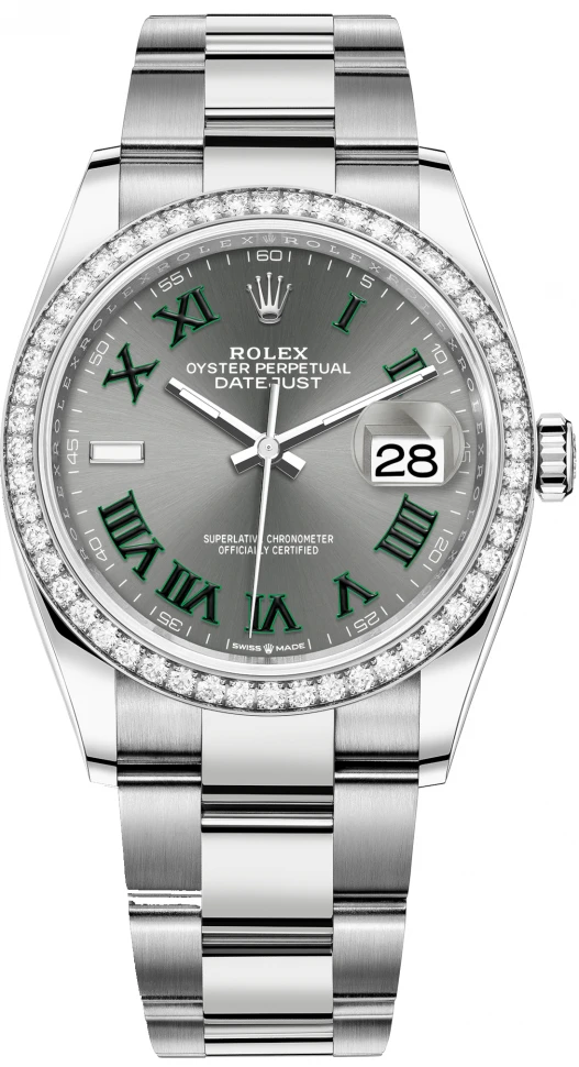 Купить копии элитных часов  Rolex Datejust Oyster Perpetual 36 mm m126284rbr-0038: в наличии!