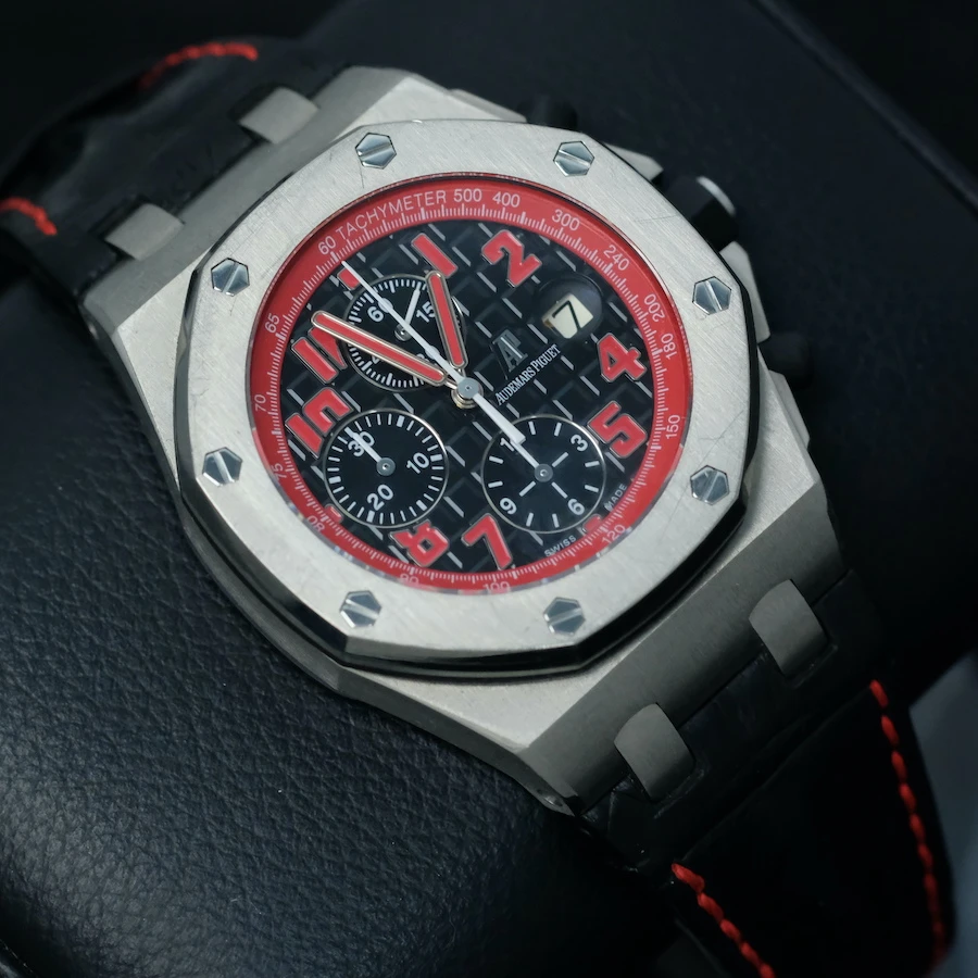 Купить копии элитных часов  Audemars Piguet Royal Oak OffShore Queens Road Limited Edition 26198TI.OO.D101CR.01 : в наличии!
