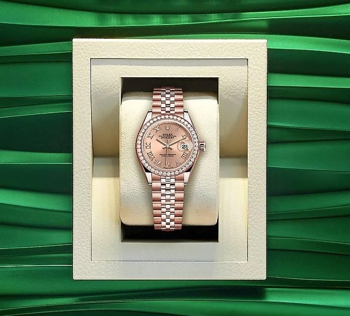 Купить копии элитных часов  Rolex Lady-Datejust Oyster Perpetual 28 mm m279135rbr-0028: в наличии!