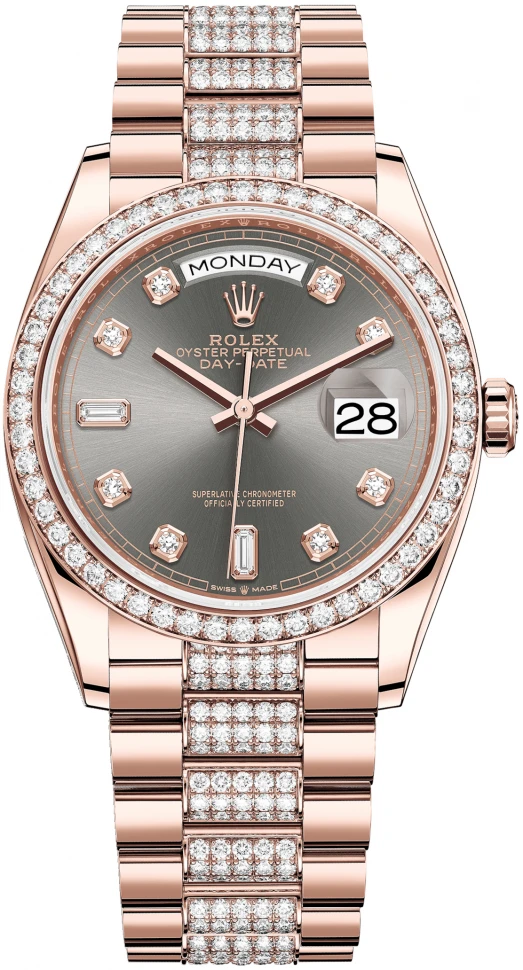 Купить копии элитных часов  Rolex Day-Date 36 Oyster Perpetual m128345rbr-0053: в наличии!