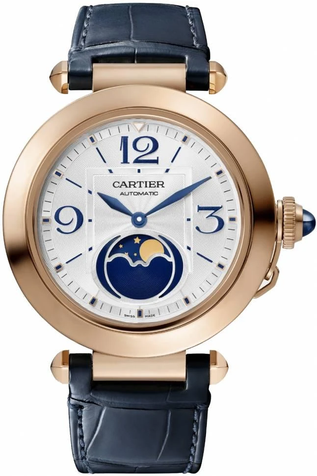 Купить копии элитных часов  Cartier Pasha De  Moon Phases WGPA0026: в наличии!
