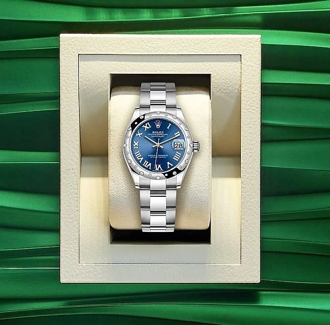 Купить копии элитных часов  Rolex Datejust Oyster Perpetual 31 mm m278344rbr-0035: в наличии!