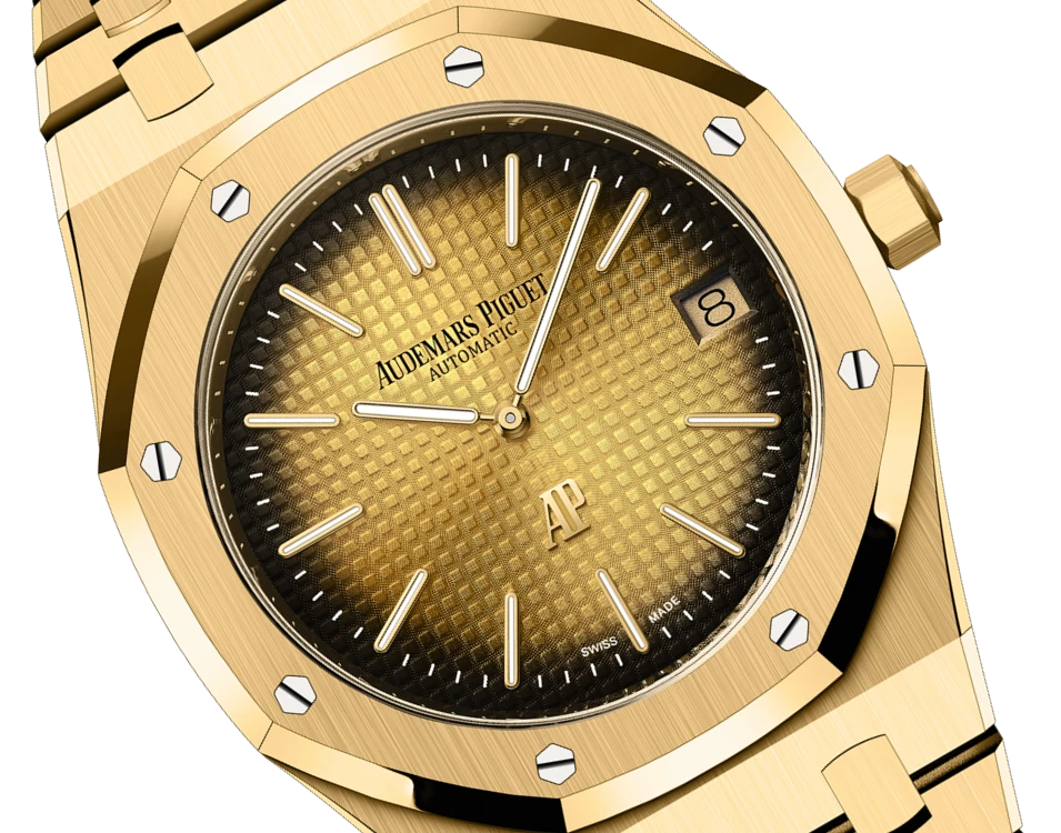 Купить копии элитных часов  Audemars Piguet Royal Oak Jumbo Extra-thin 16202BA.OO.1240BA.02: в наличии!