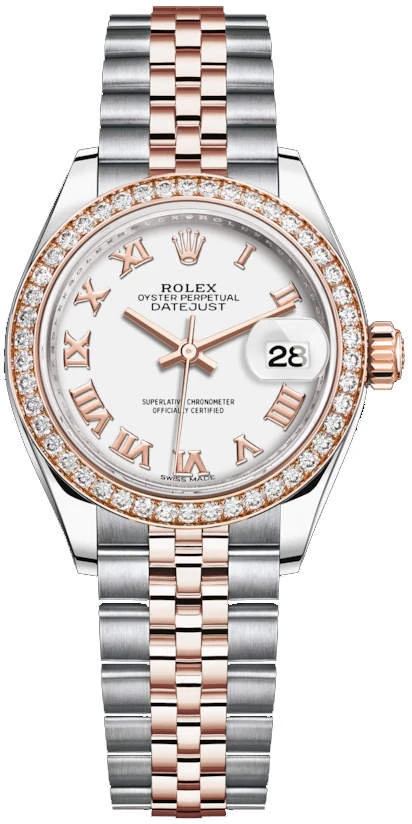 Купить копии элитных часов  Rolex Lady-Datejust 28 Oyster m279381rbr-0021: в наличии!