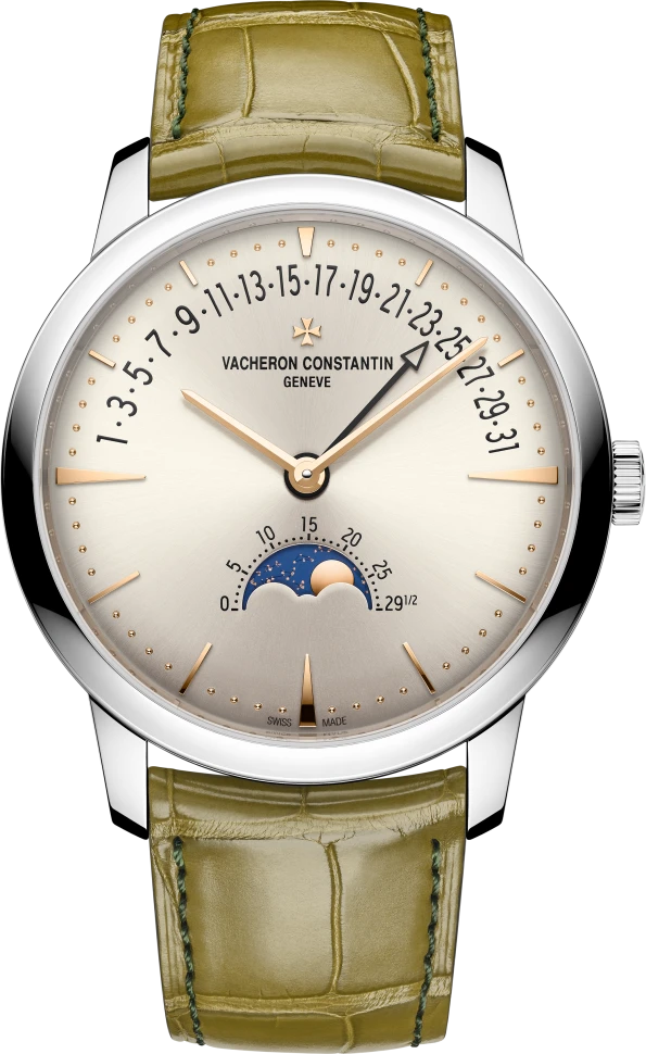 Купить копии элитных часов  Vacheron Constantin Patrimony Moon Phase Retrograde Date 4010U/000G-H070: в наличии!