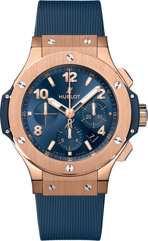 Купить копии элитных часов  Hublot Big Bang Original Gold Blue 301.PX.710.RX: в наличии!