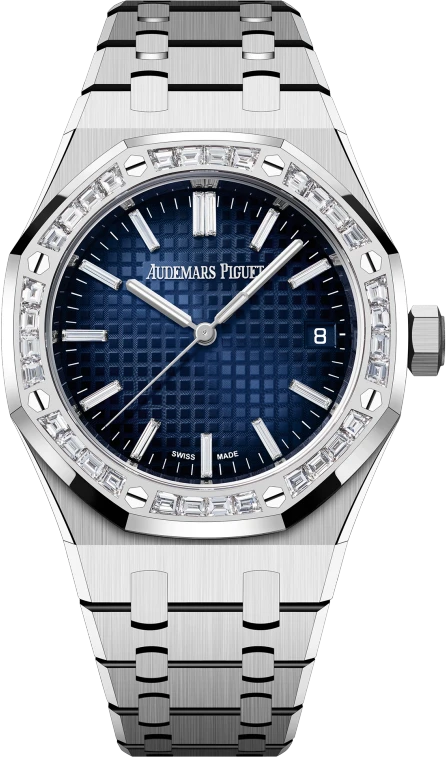 Купить копии элитных часов  Audemars Piguet Royal Oak Selfwinding 15551BC.ZZ.1356BC.01: в наличии!