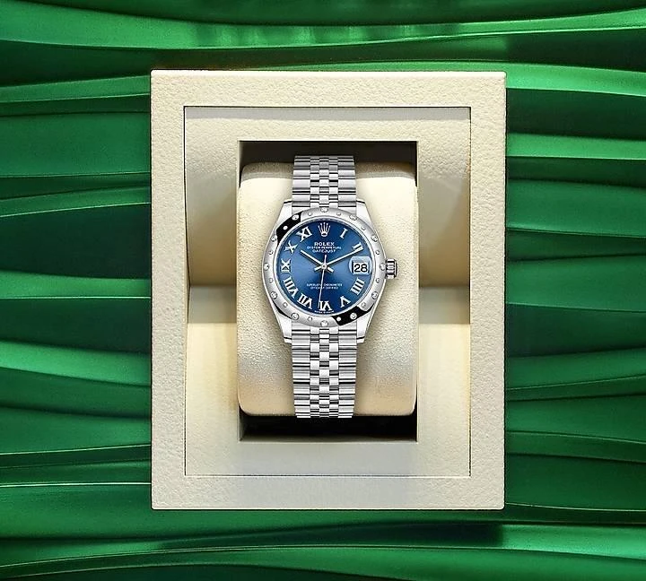 Купить копии элитных часов  Rolex Datejust Oyster Perpetual 31 mm m278344rbr-0036: в наличии!