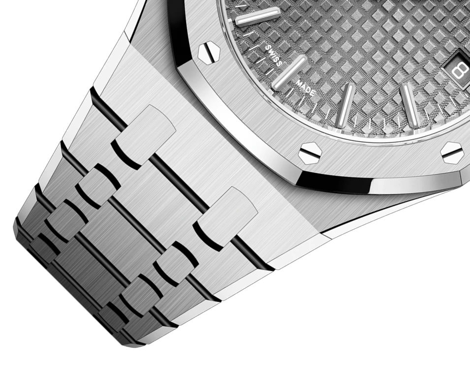 Купить копии элитных часов  Audemars Piguet Royal Oak Selfwinding 50th Anniversary 15550ST.OO.1356ST.03: в наличии!