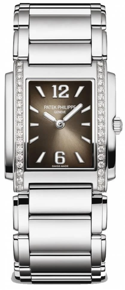 Купить копии элитных часов  Patek Philippe Twenty 4 Quartz 4910-1200A-010: в наличии!