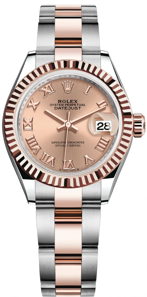 Купить копии элитных часов  Rolex Lady-Datejust Oyster Perpetual 28 mm m279171-0026: в наличии!
