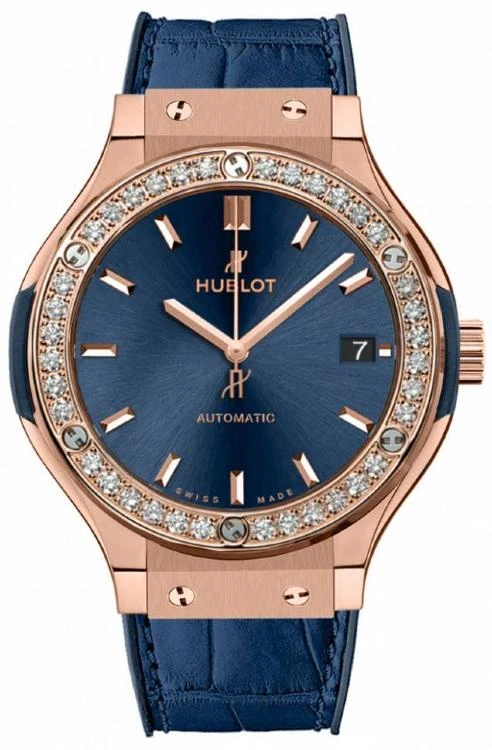 Купить копии элитных часов  Hublot Classic Fusion Blue 565OX7180LR1204: в наличии!
