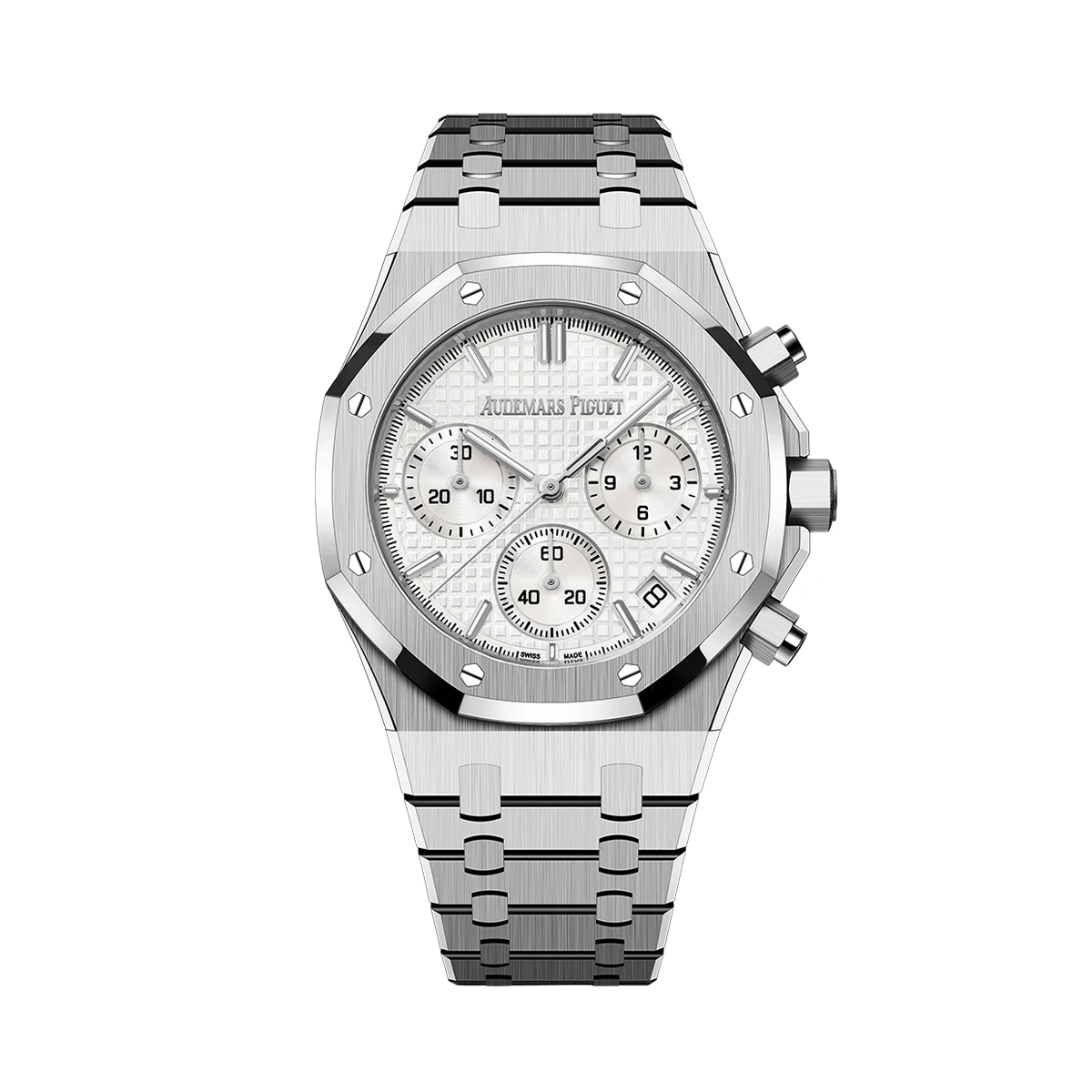 Купить копии элитных часов  Audemars Piguet Royal Oak Chronograph 41mm Silver 26240ST.OO.1320ST.07: в наличии!