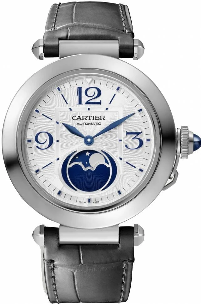 Купить копии элитных часов  Cartier Pasha de  Moon Phases WSPA0030: в наличии!
