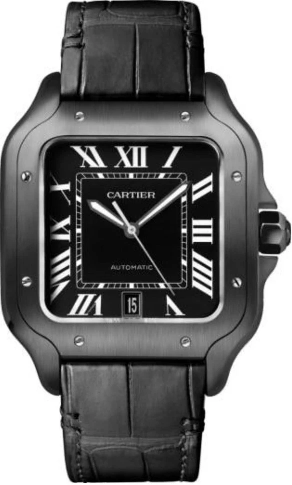Купить копии элитных часов  Cartier Santos De WSSA0039: в наличии!