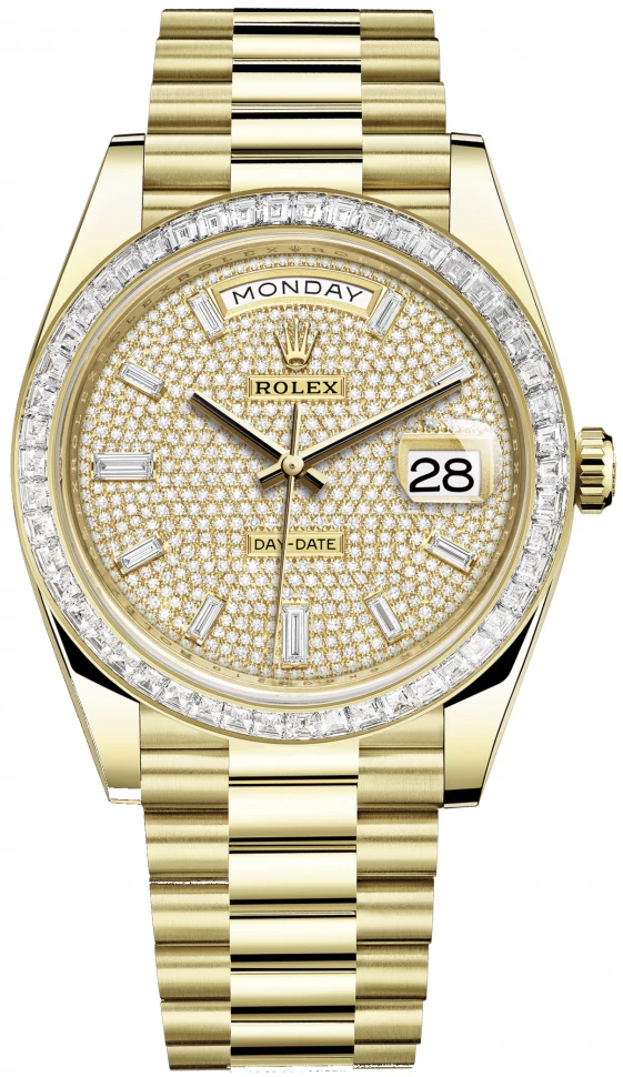 Купить копии элитных часов  Rolex Day-Date 40 Oyster Perpetual m228398tbr-0036: в наличии!