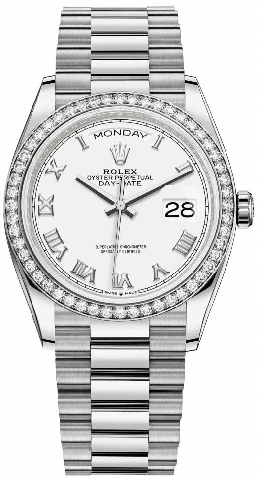 Купить копии элитных часов  Rolex Day-Date 36 m128349rbr-0025: в наличии!