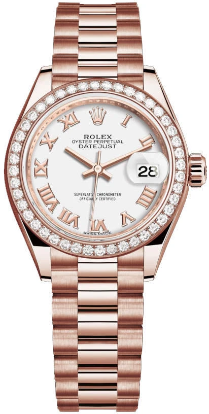 Купить копии элитных часов  Rolex Lady-Datejust 28 Oyster m279135rbr-0023: в наличии!