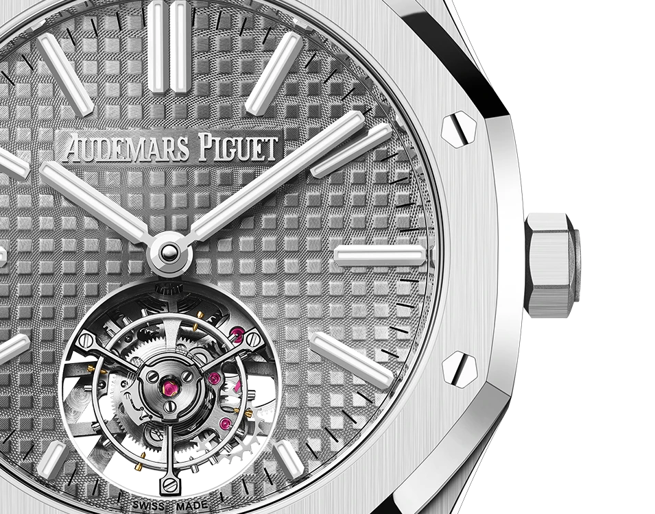 Купить копии элитных часов  Audemars Piguet Royal Oak Selfwinding Flying Tourbillon 26730ST.OO.1320ST.06: в наличии!