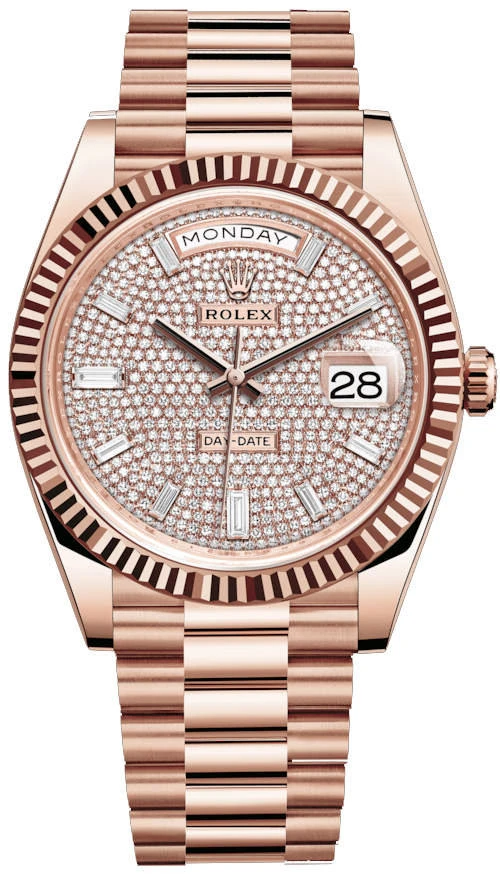 Купить копии элитных часов  Rolex Day-Date 40 Oyster m228235-0036: в наличии!