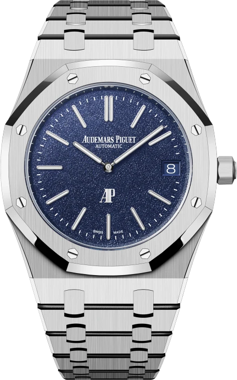 Купить копии элитных часов  Audemars Piguet Royal Oak Jumbo Extra-thin 16202BC.OO.1240BC.02: в наличии!