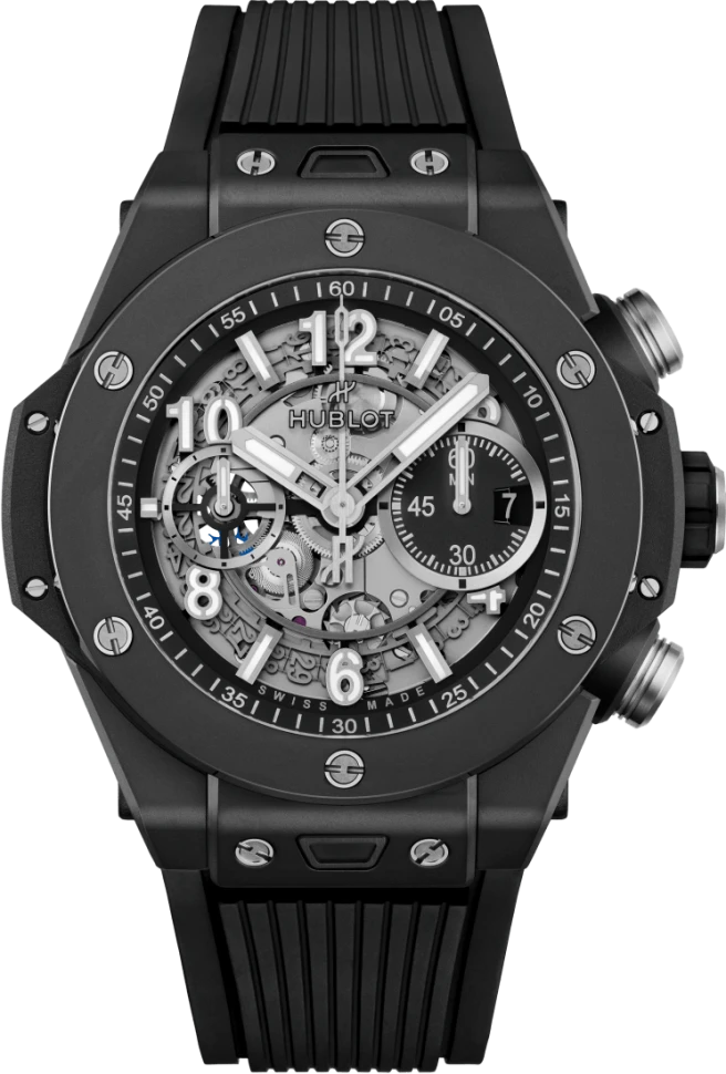 Купить копии элитных часов  Hublot Big Bang Unico Black Magic 421.CI.1170.RX: в наличии!