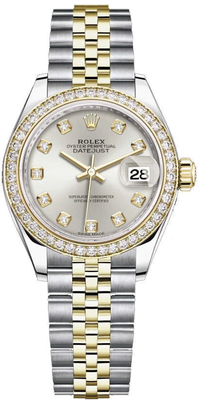 Купить копии элитных часов  Rolex Lady-Datejust 28 Oyster m279383rbr-0007: в наличии!