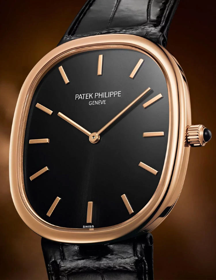 Купить копии элитных часов  Patek Philippe Golden Ellipse 5738R-001: в наличии!