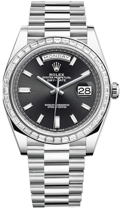 Купить копии элитных часов  Rolex Day-Date 40 Oyster m228396tbr-0012: в наличии!