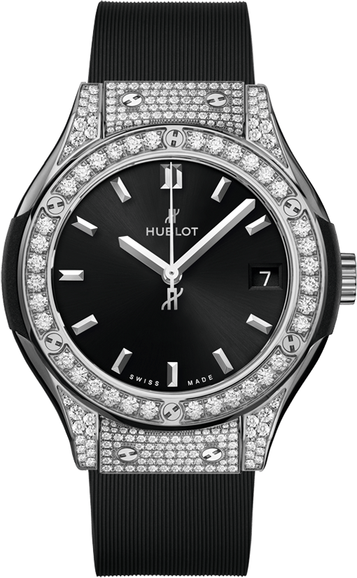 Classic Fusion Titanium Pave