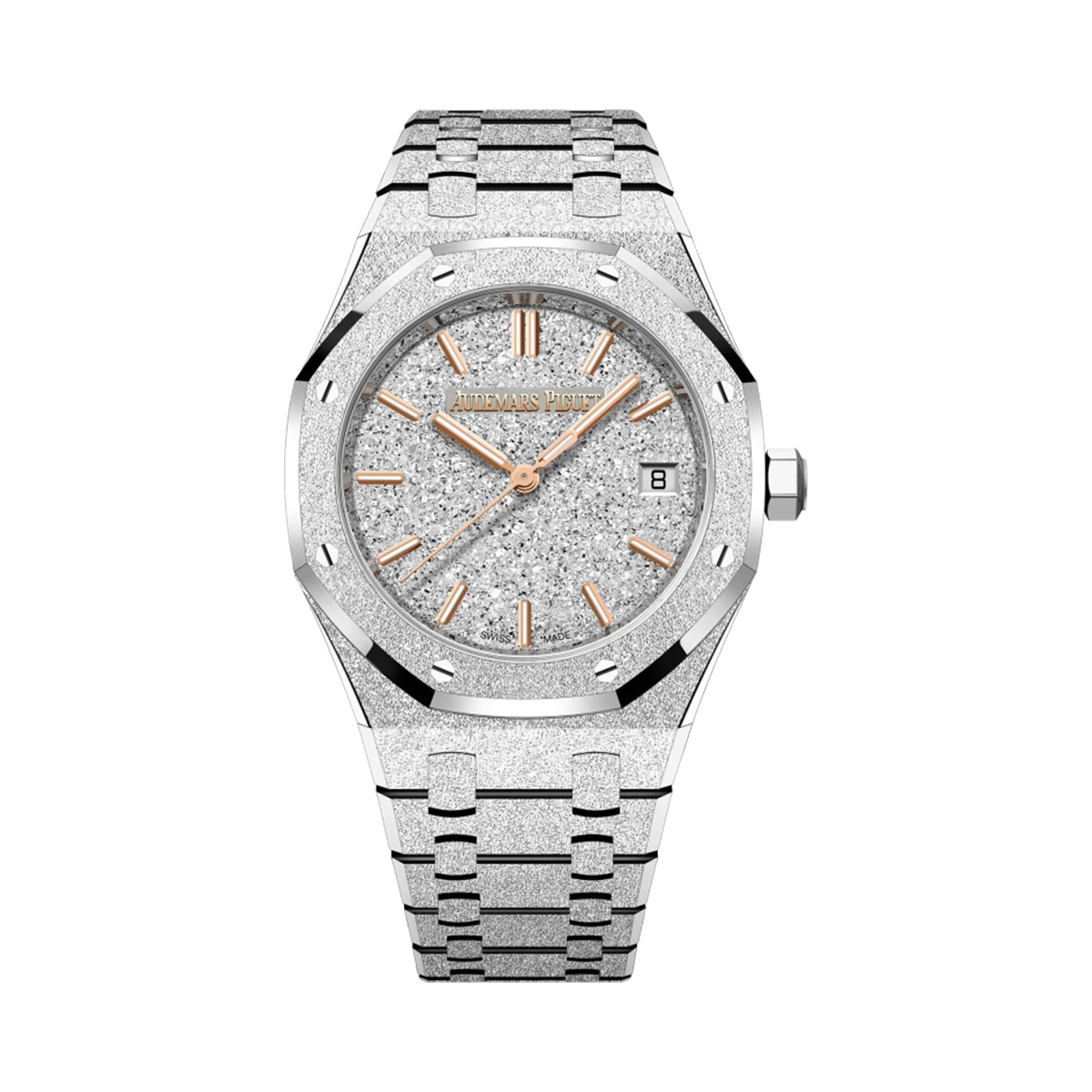 Купить копии элитных часов  Audemars Piguet ROYAL OAK FROSTED GOLD SELFWINDING 77450BC.GG.1361BC.01: в наличии!